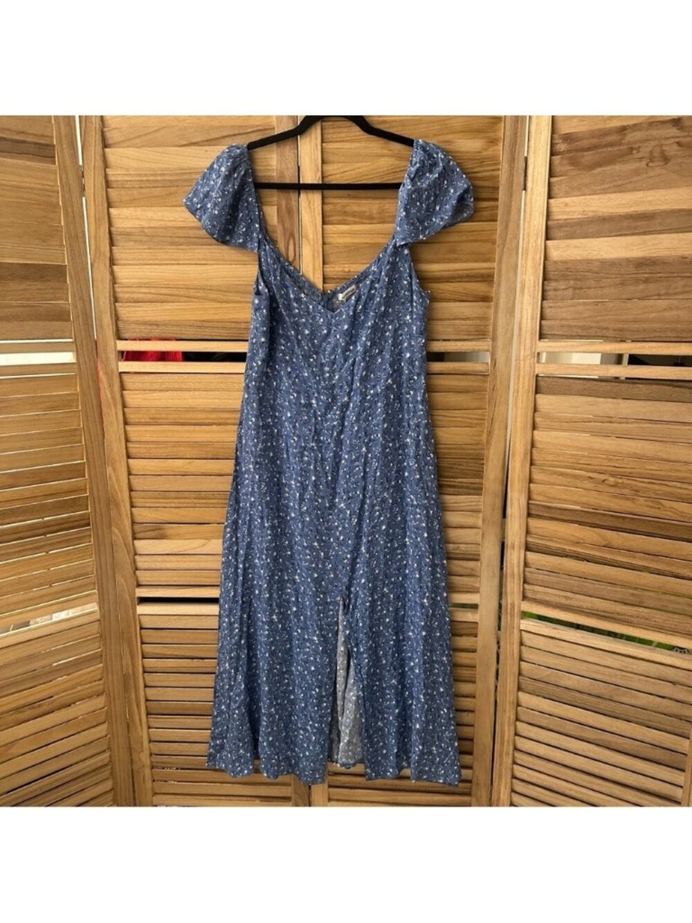 Reformation Baxley Dress Short Sleeveless Floral Midi Dress - Picture 4 of 7